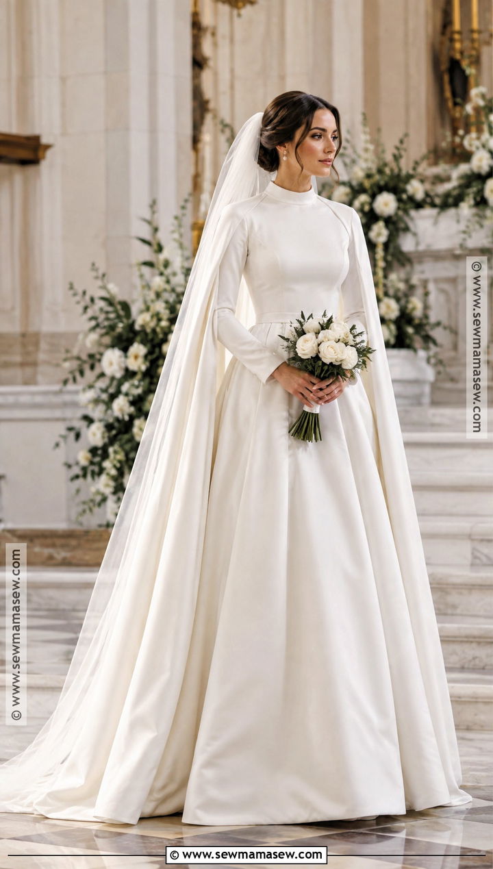 Modest Long Sleeve November Wedding Dress - 25 november wedding dress ideas