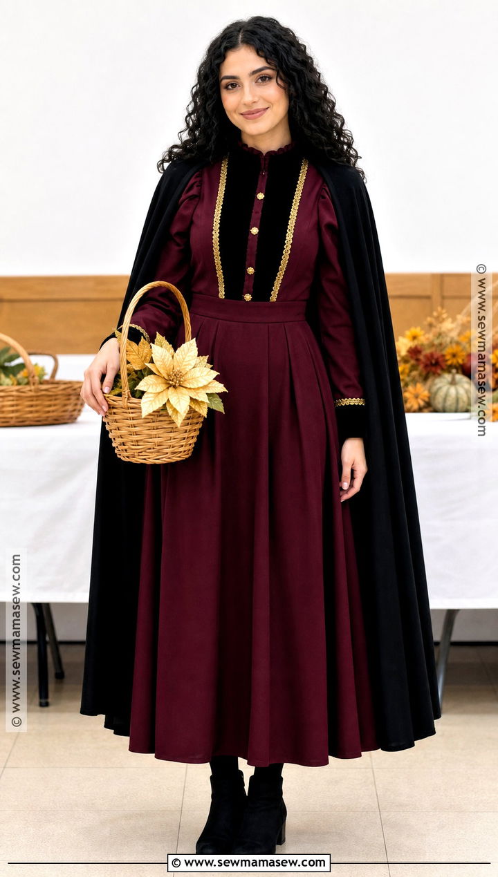 Modest Mother Gothel Costume With High Neck Dress - 40 mother gothel costume ideas