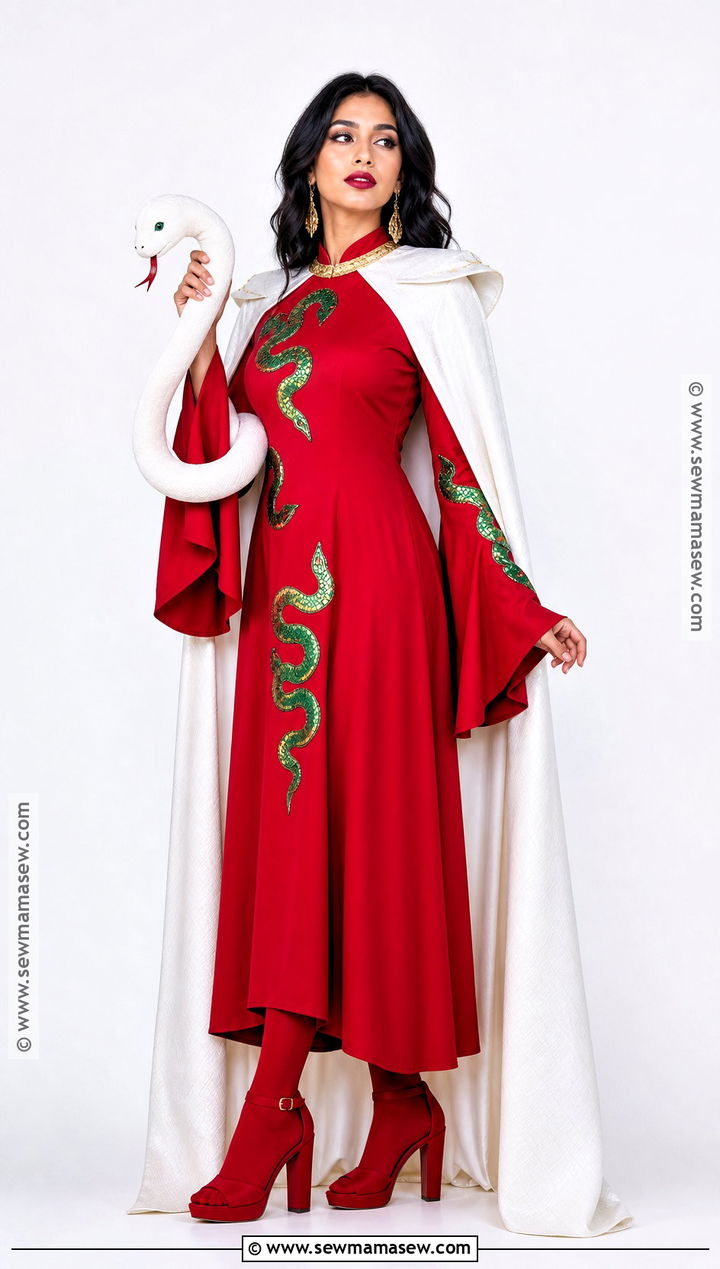 Modest Red Maxi Boa Hancock Cosplay - 30 Boa Hancock Cosplay Ideas