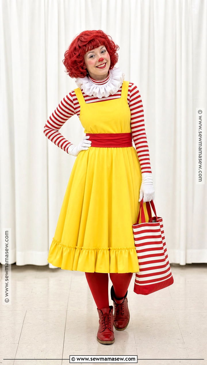 Modest Ronald McDonald Costume - 30 Ronald Mcdonald Costume Ideas for Women