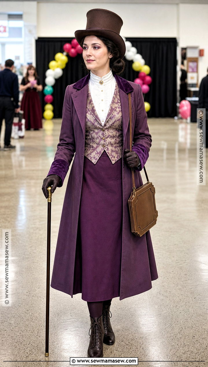 Modest Willy Wonka Costume With Maxi Skirt - 35 Willy Wonka Costume Ideas for Women