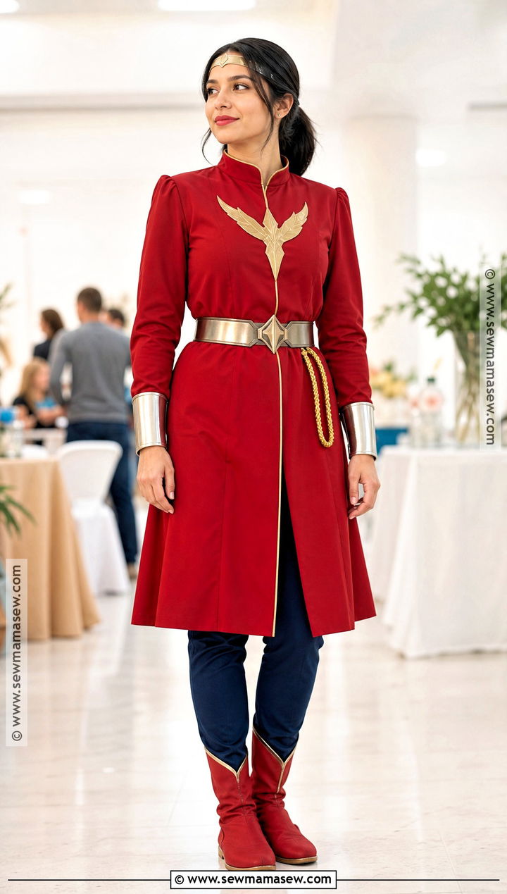 Modest Wonder Woman Costume With Blue Tunic - 50 wonder woman costume ideas