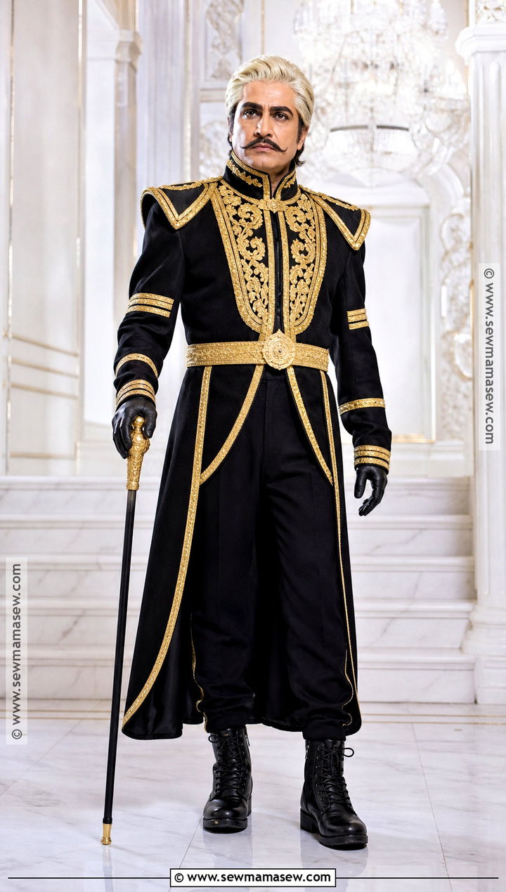 Mogambo Gold Military Costume - 30 Bollywood Halloween Costume Ideas