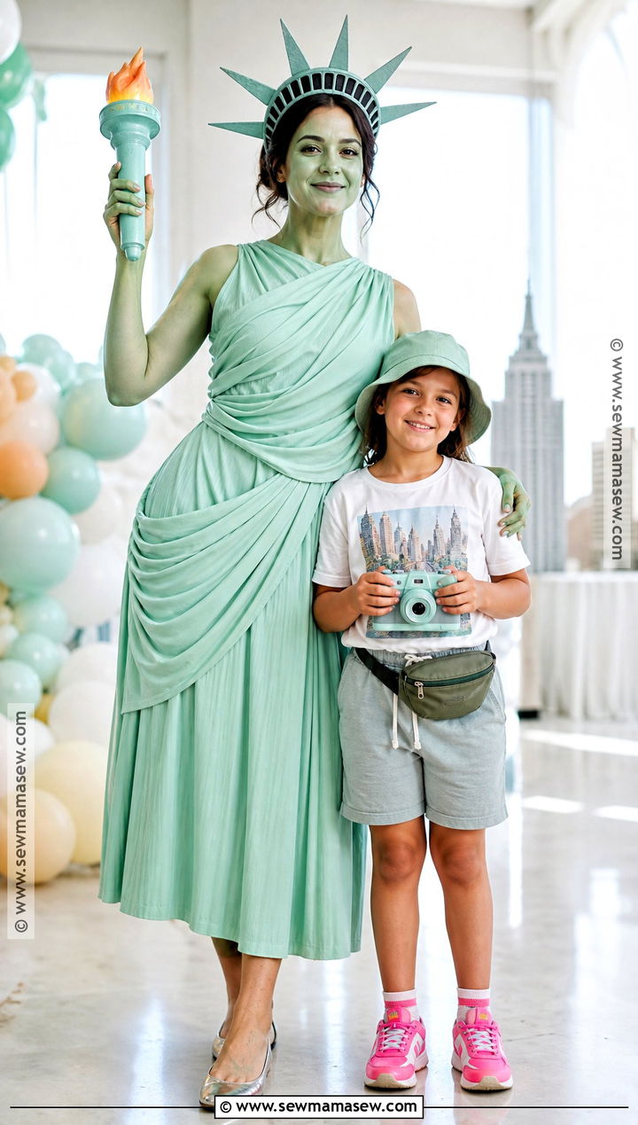Mommy And Me Statue Of Liberty And Tourist Costume - 30 statue of liberty and tourist costume ideas