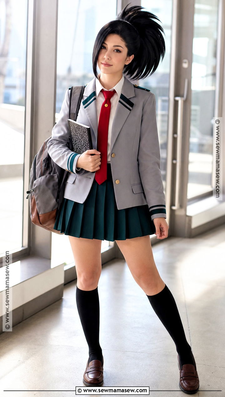 Momo Yaoyorozu Black Hair Cosplay - 30 black hair anime cosplay ideas