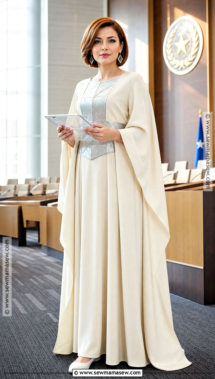 Mon Mothma White Gown Costume - 35 Starwars Costumes for Women