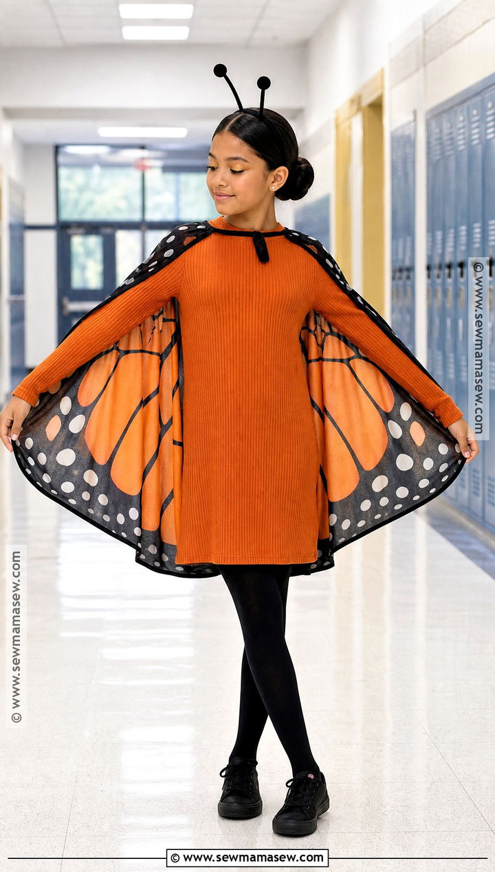 Monarch Butterfly School Costume - 35 school appropriate halloween costumes