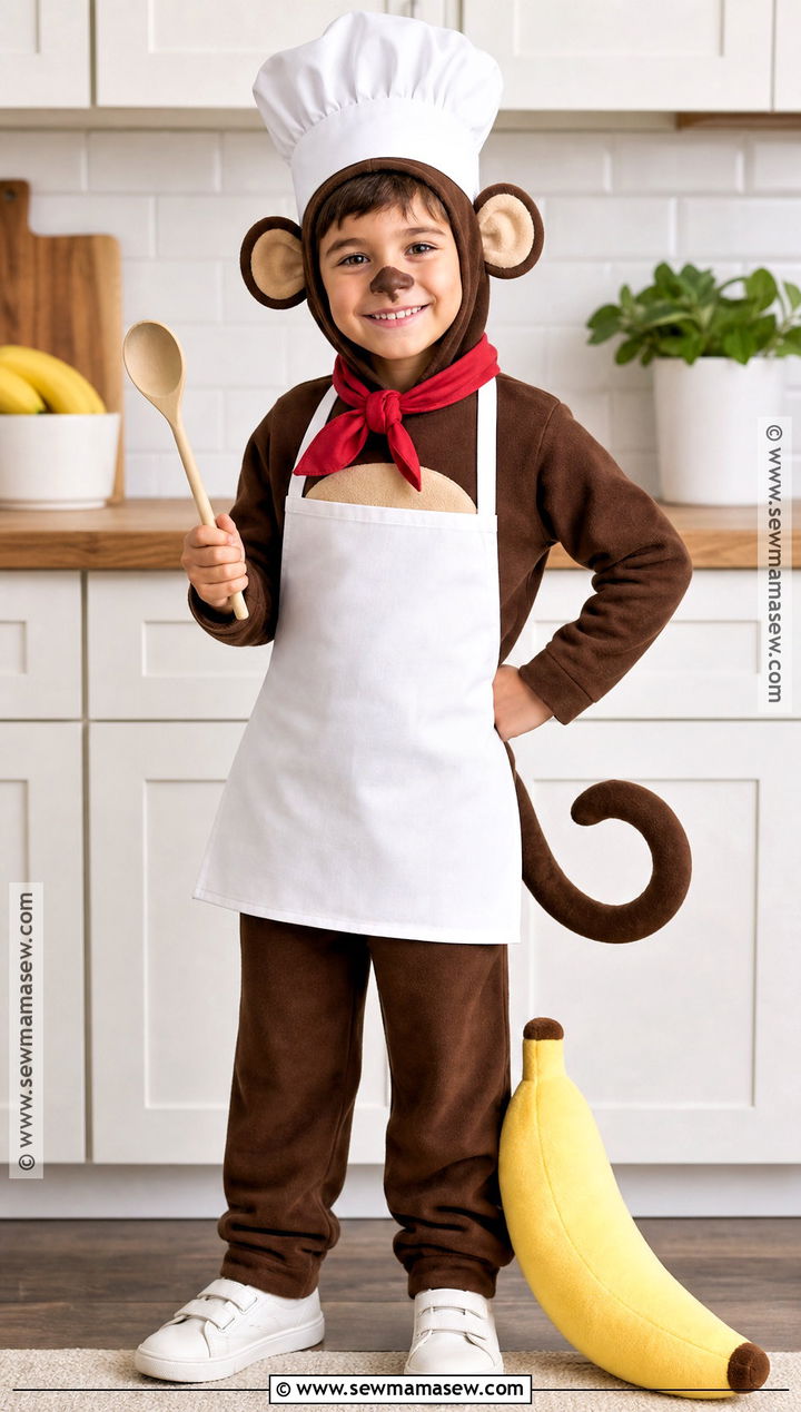 Monkey Chef Costume - 30 monkey costume ideas for kids