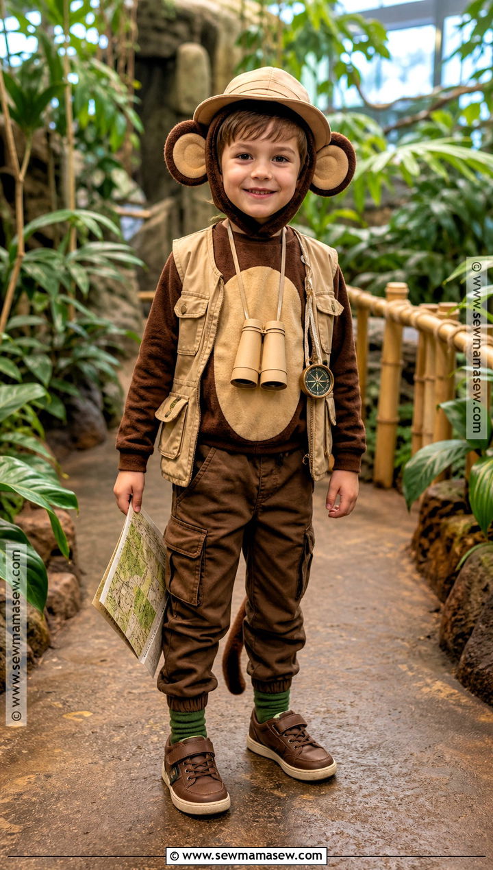 Monkey Explorer Costume - 30 monkey costume ideas for kids