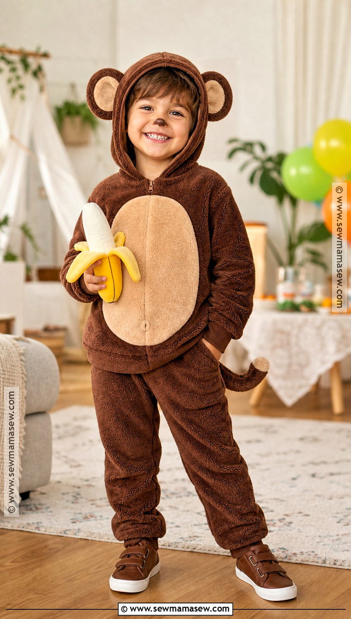 Monkey Pajama Costume - 30 monkey costume ideas for kids