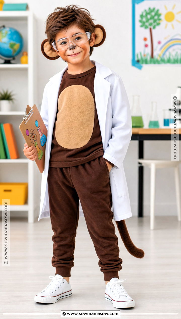 Monkey Scientist Costume - 30 monkey costume ideas for kids