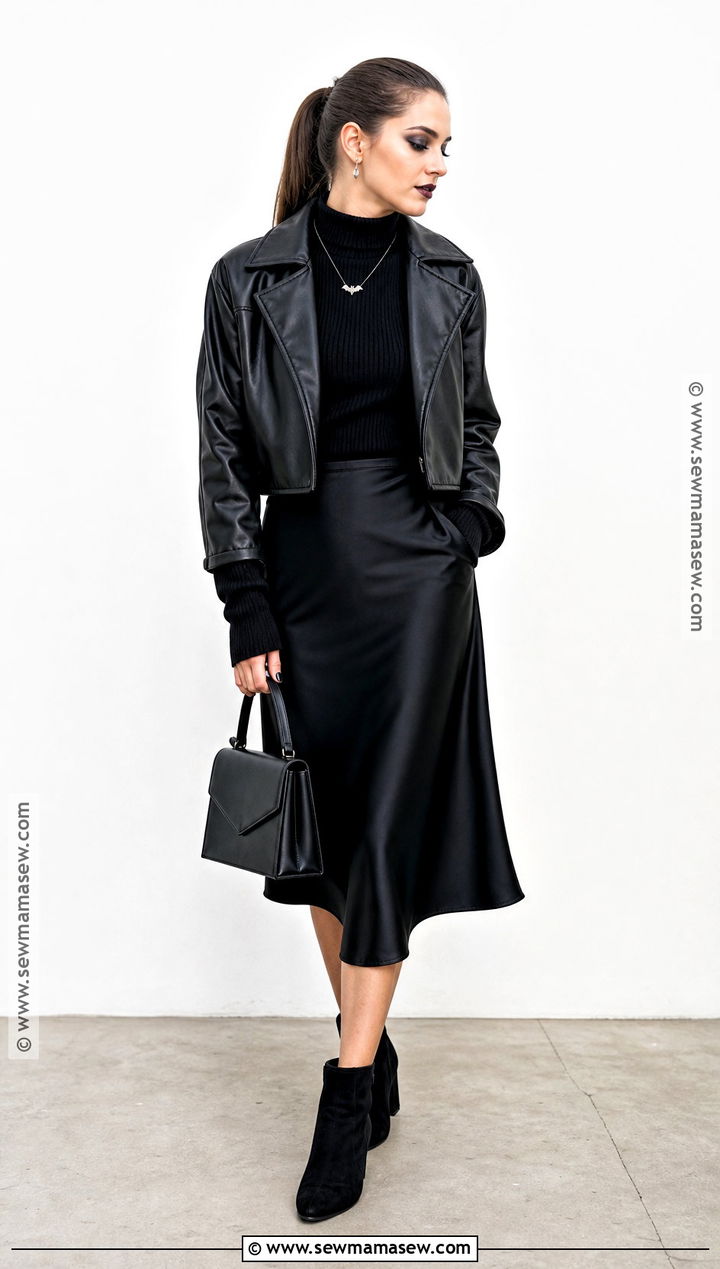 Monochrome Black Halloween Outfit - 30 Outfits For Halloween