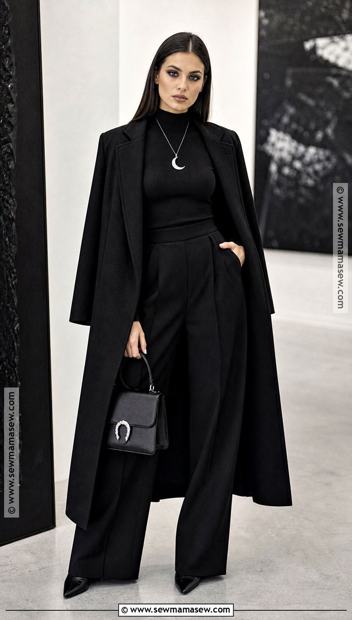 Monochrome Black Halloween Outfit - 30 Halloween Themed Outfits