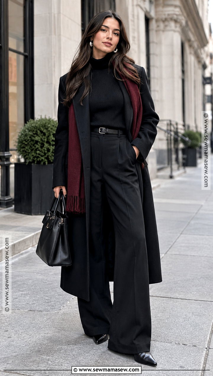 Monochrome Black New York Outfit - 15 November Outfits For New York