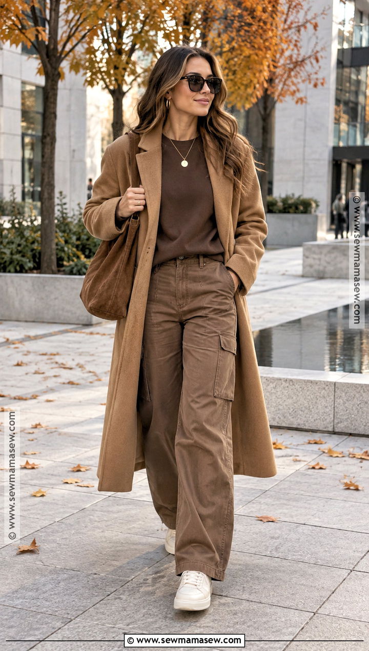 Monochrome Brown Streetwear Fall Outfit - 25 fall swag outfits