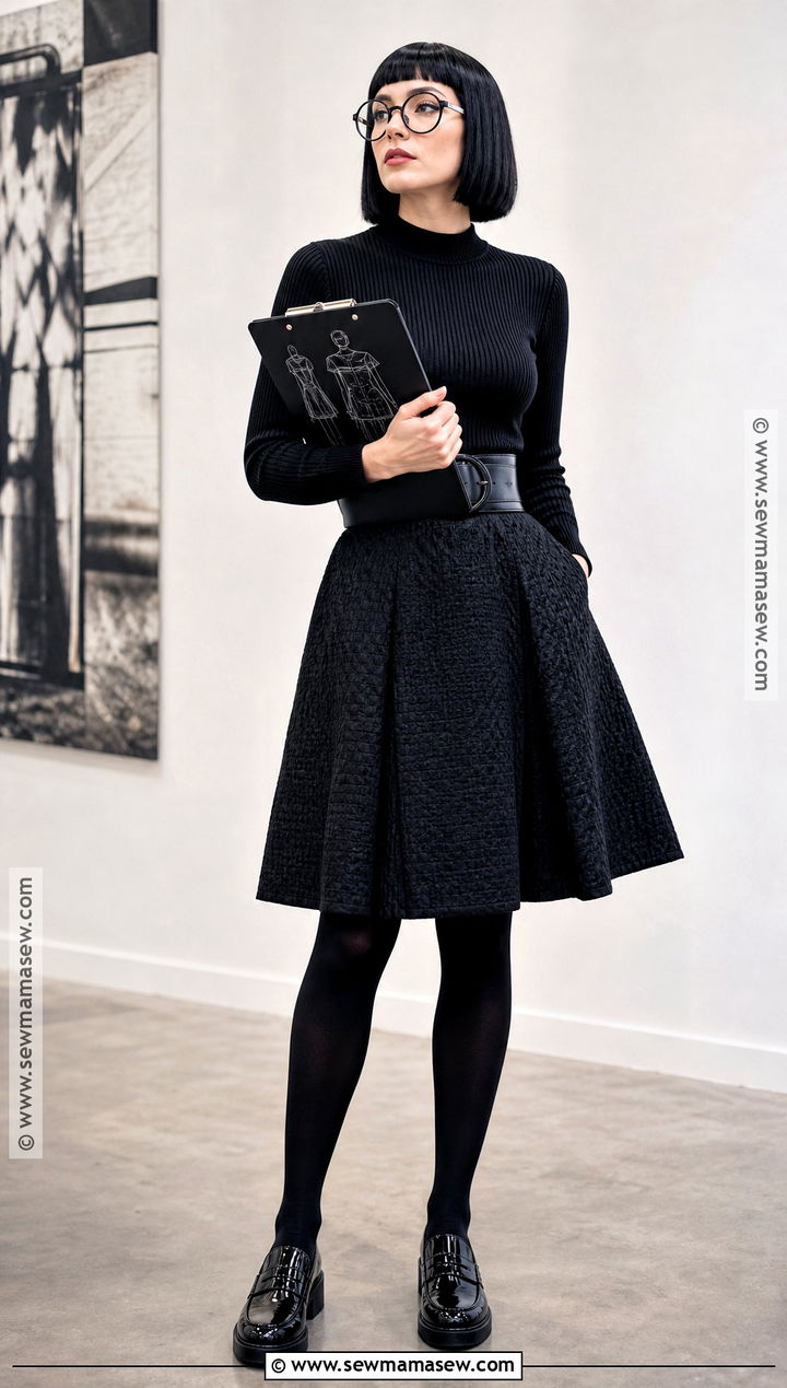 Monochrome Edna Mode Costume - 30 Edna Costume Ideas