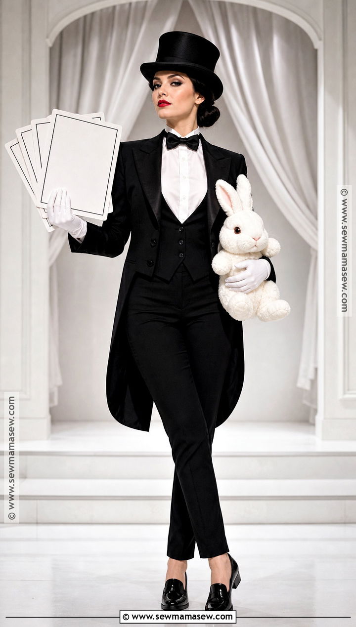 Monochrome Magician Costume - 45 nun costume ideas