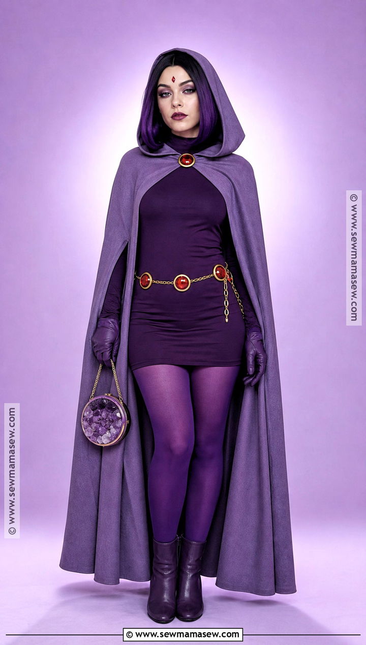 Monochrome Purple Raven Outfit - 30 Raven Teen Titans Go Outfit Halloween Ideas