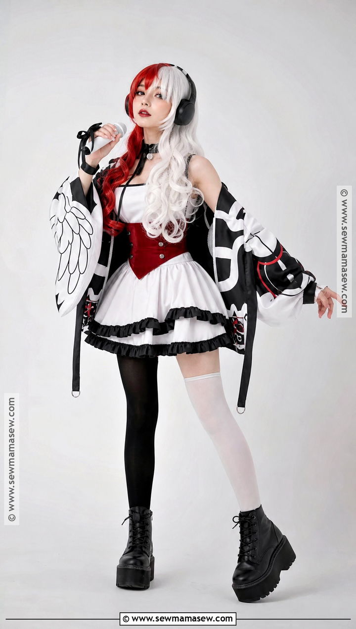 Monochrome Uta Cosplay Costume - 30 Uta Cosplay Ideas