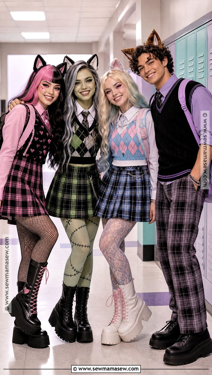 Monster High Group Costume - 50 college halloween costume ideas