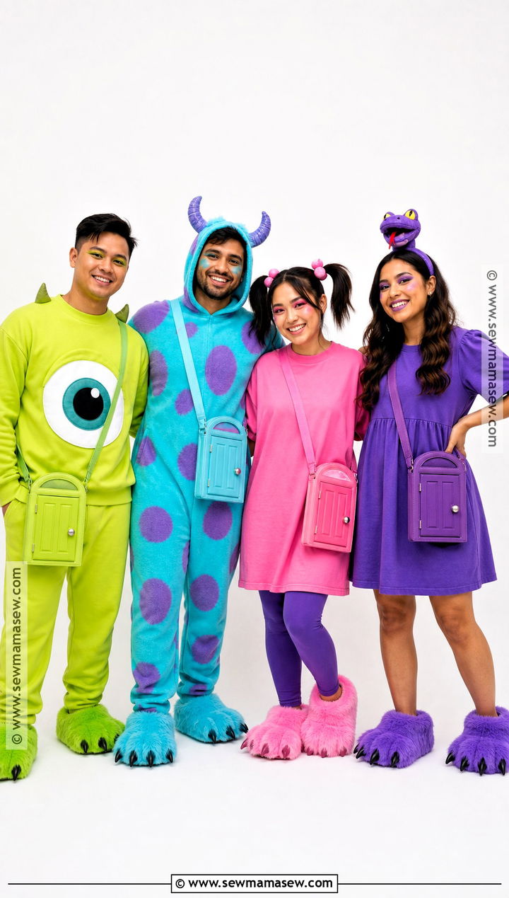Monsters Inc Double Date Costume - 30 double date halloween costumes