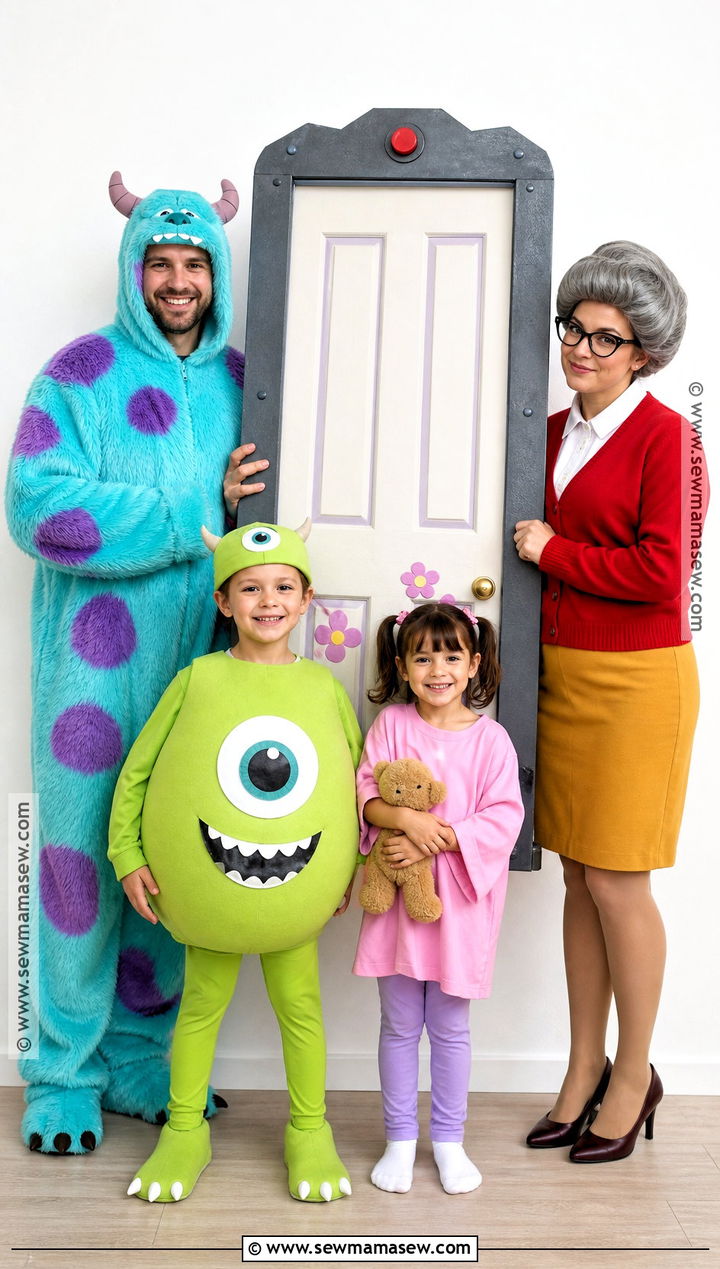 Monsters Inc Family Of Four Costume - 30 monsters inc costume ideas