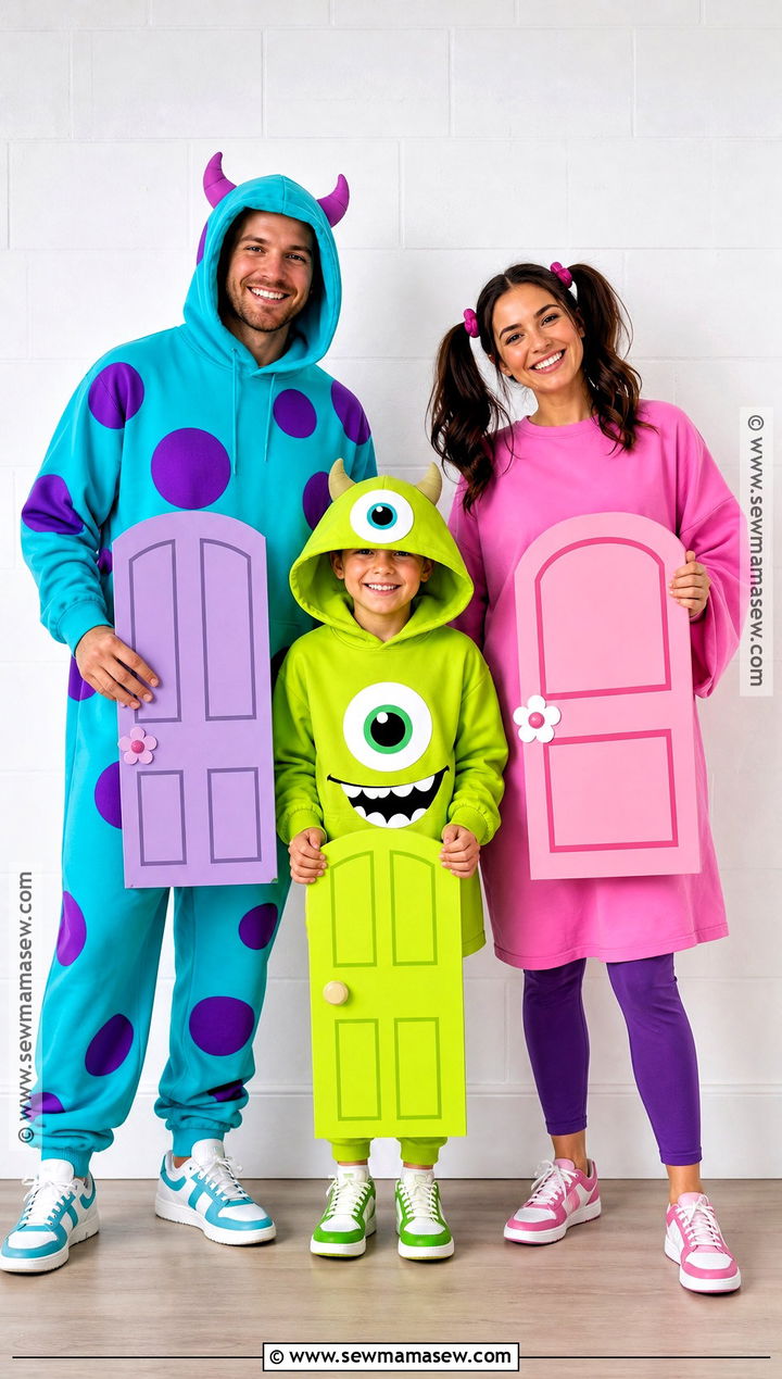 Monsters Inc Sulley Mike And Boo Costume - 35 costume ideas for 3