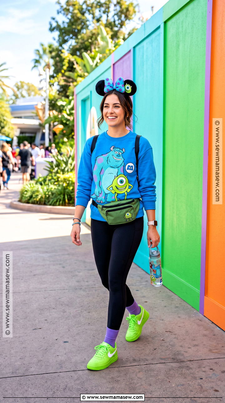 Monsters Inc Color Block Outfit - 20 november disney outfits