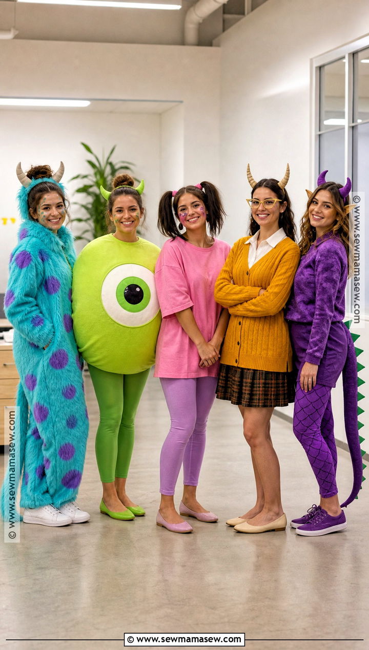 Monsters Inc Disney Group Costume - 30 disney group costumes
