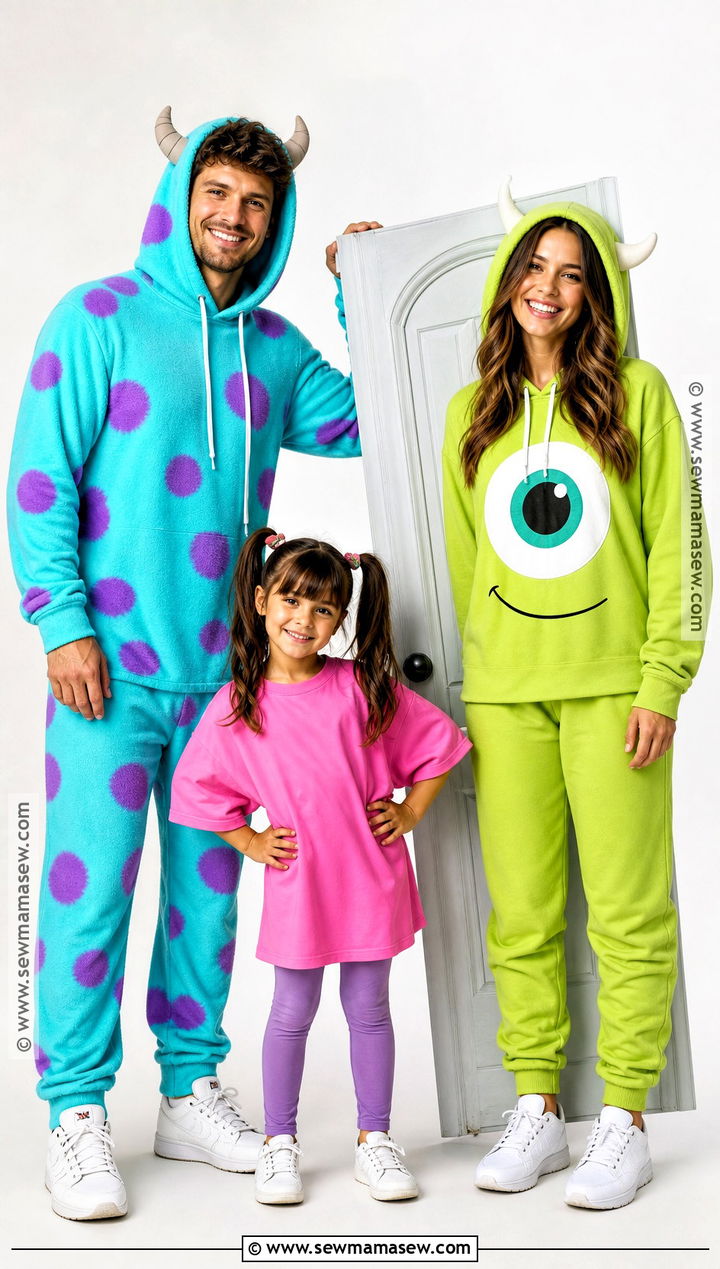 Monsters Inc Family Costume - 35 Family Of Three Halloween Costumes