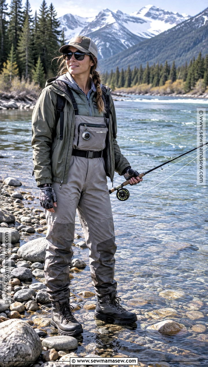 Montana Fall Fly Fishing Outfit With Waders And Fleece - 15 montana vacation outfits fall