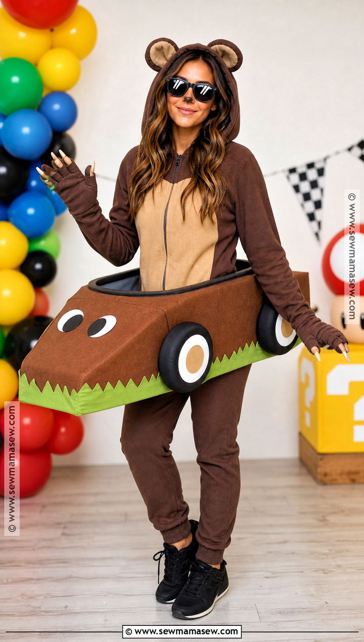 Monty Mole Mario Kart Costume - 35 mario kart costumes