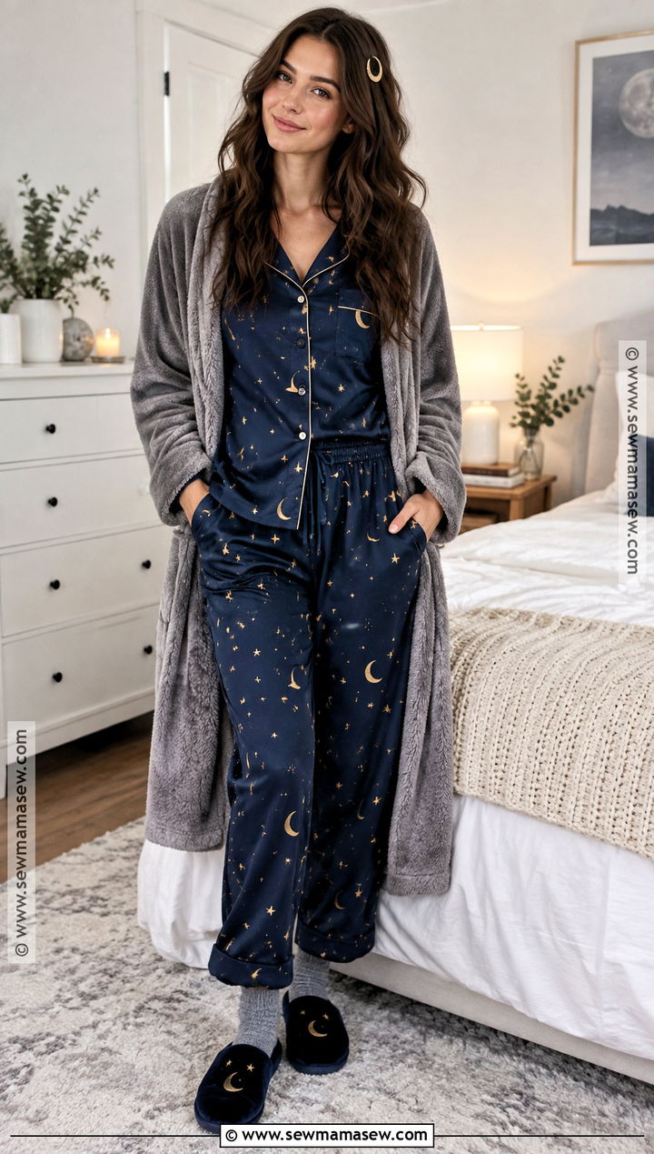Moon And Star Fall Pajamas - 20 Fall Pajamas Aesthetic