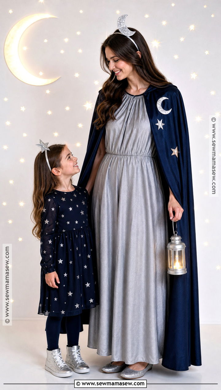 Moon And Star Mom And Daughter Costume - 35 mom and daughter halloween costumes