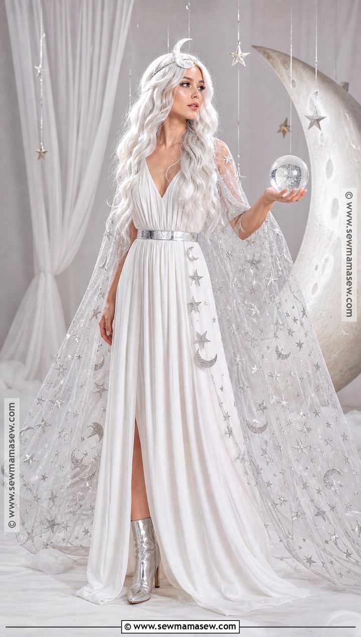 Moon And Stars Ghost Outfit - 35 Ghost Outfit Ideas