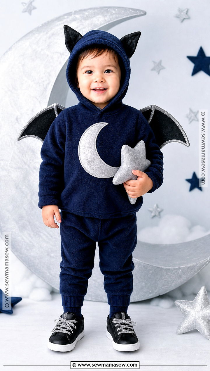 Moon Bat Toddler Costume - 30 toddler bat costume ideas