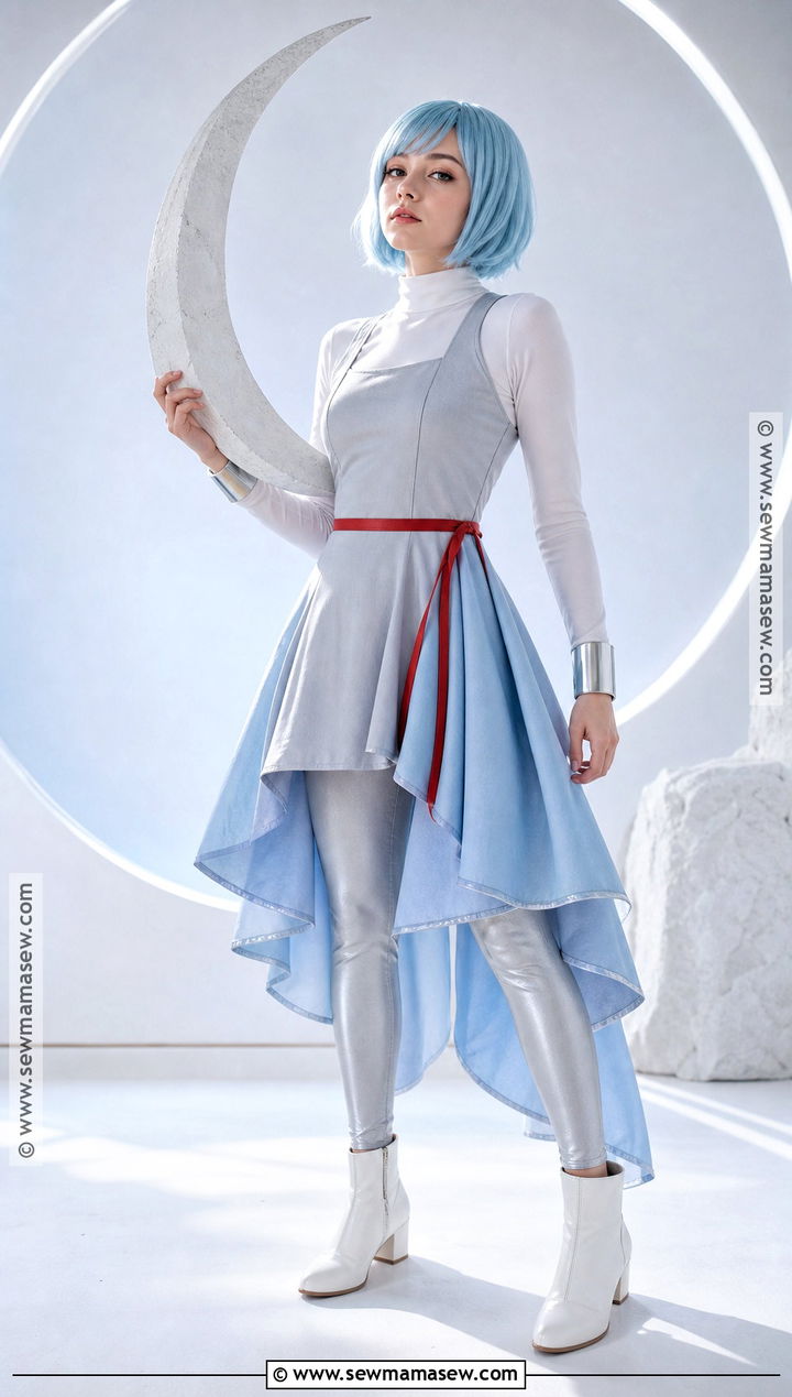 Moon Dress Rei Ayanami Cosplay - 35 rei ayanami cosplay ideas