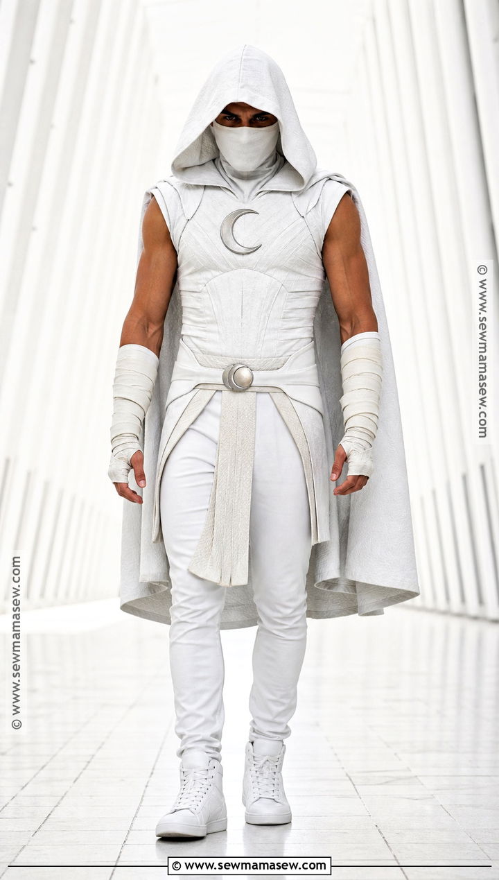 Moon Knight Costume With White Hood - 40 superhero costume ideas