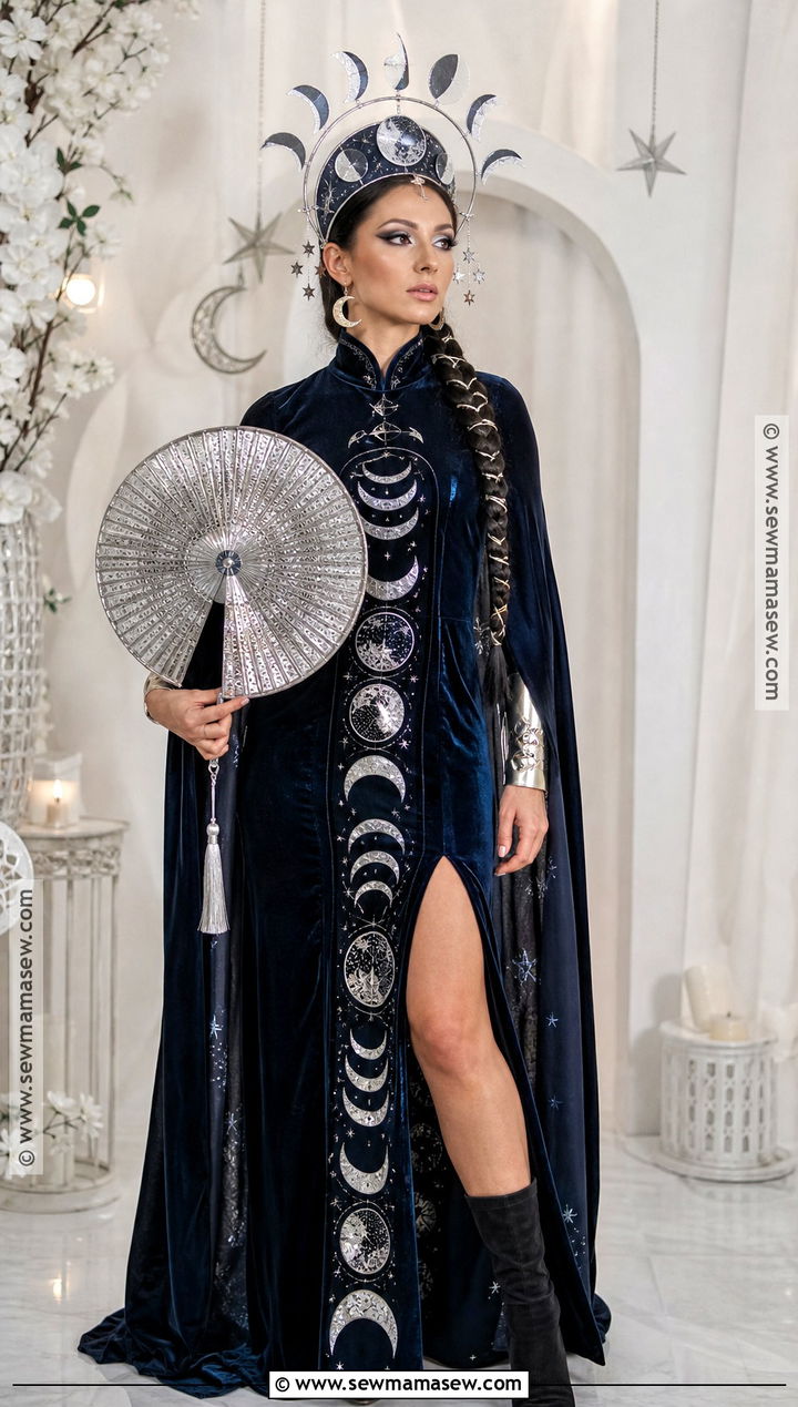 Moon Phase Goddess Costume - 30 Moon Costume Ideas for Women