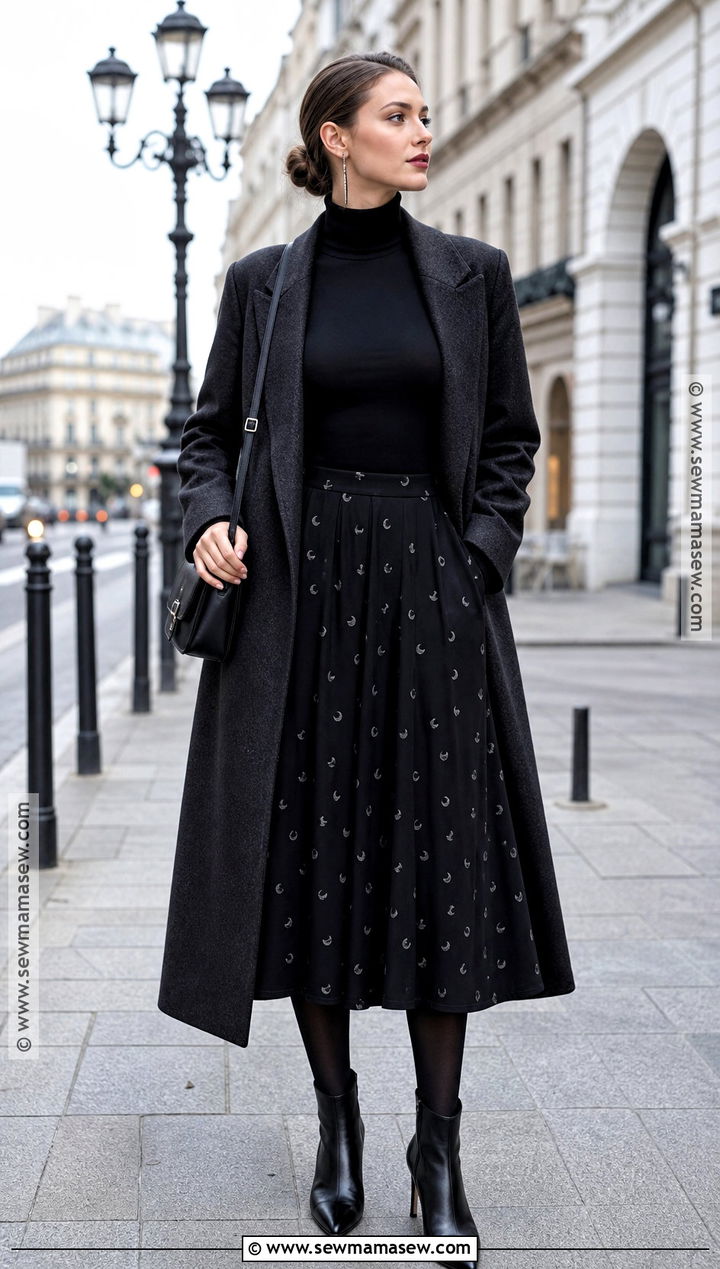 Moon Print Witch Outfit - 35 witch outfit ideas