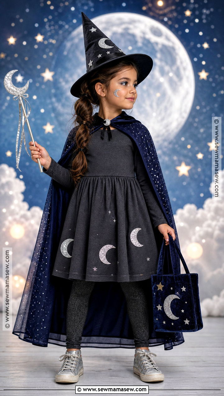 Moon Witch Costume - 30 kids witch costume ideas