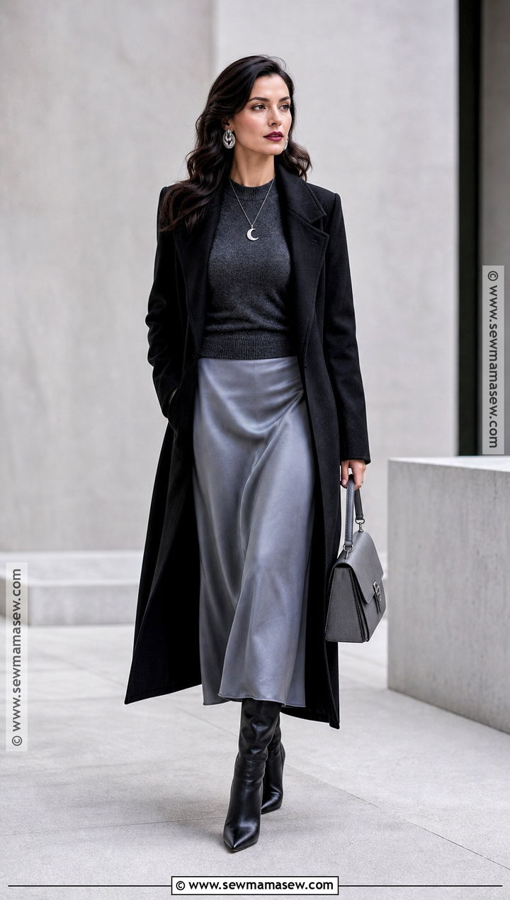 Moonlight Gray Witch Outfit - 40 modern witch outfit ideas
