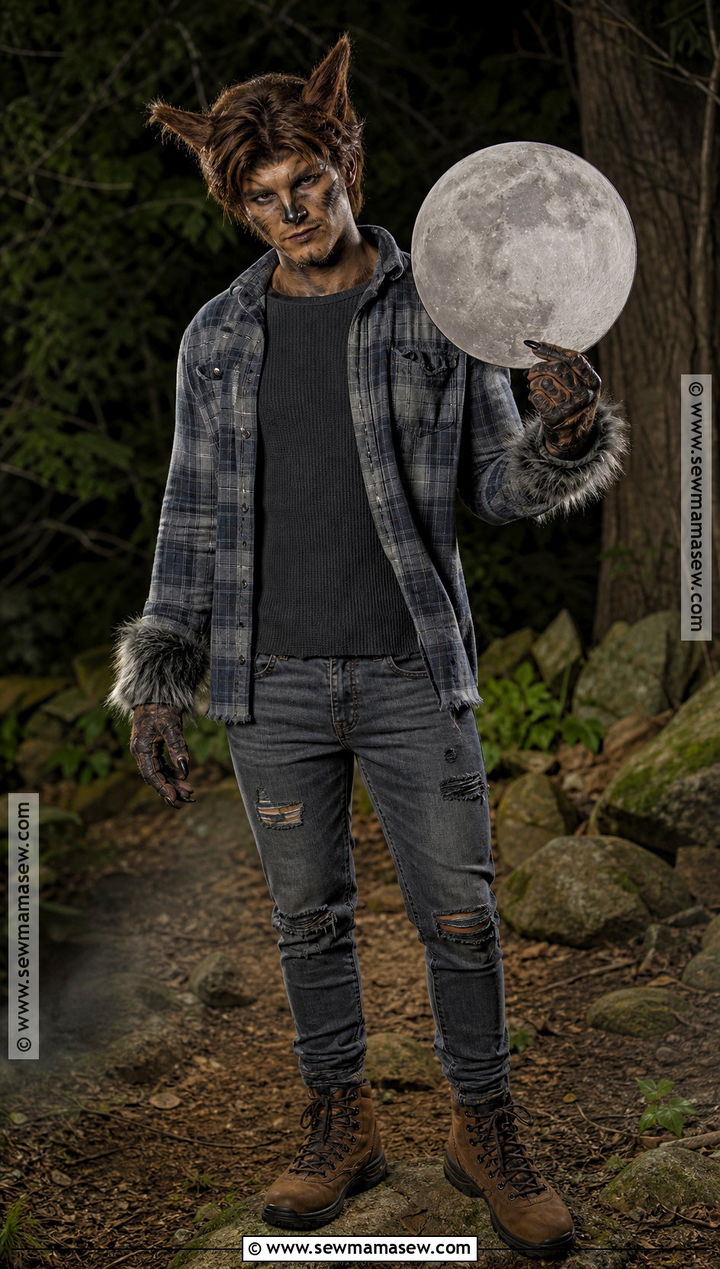 Moonlit Werewolf Costume - 40 scary halloween costume ideas