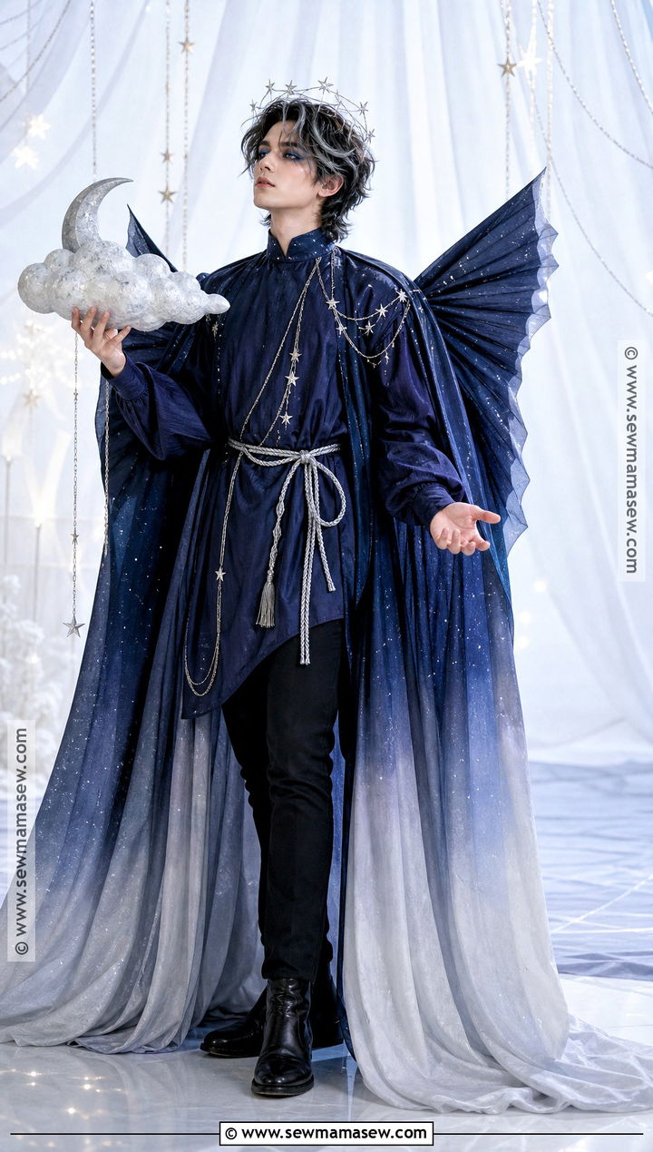 Morpheus Greek God Costume With Starry Dream Cape - 30 greek gods costume ideas