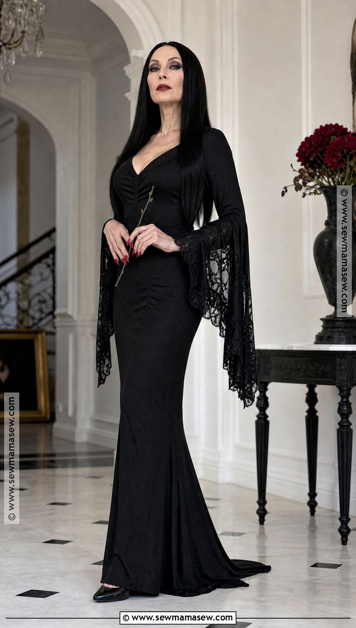 Morticia Addams Costume - 35 female halloween costume ideas
