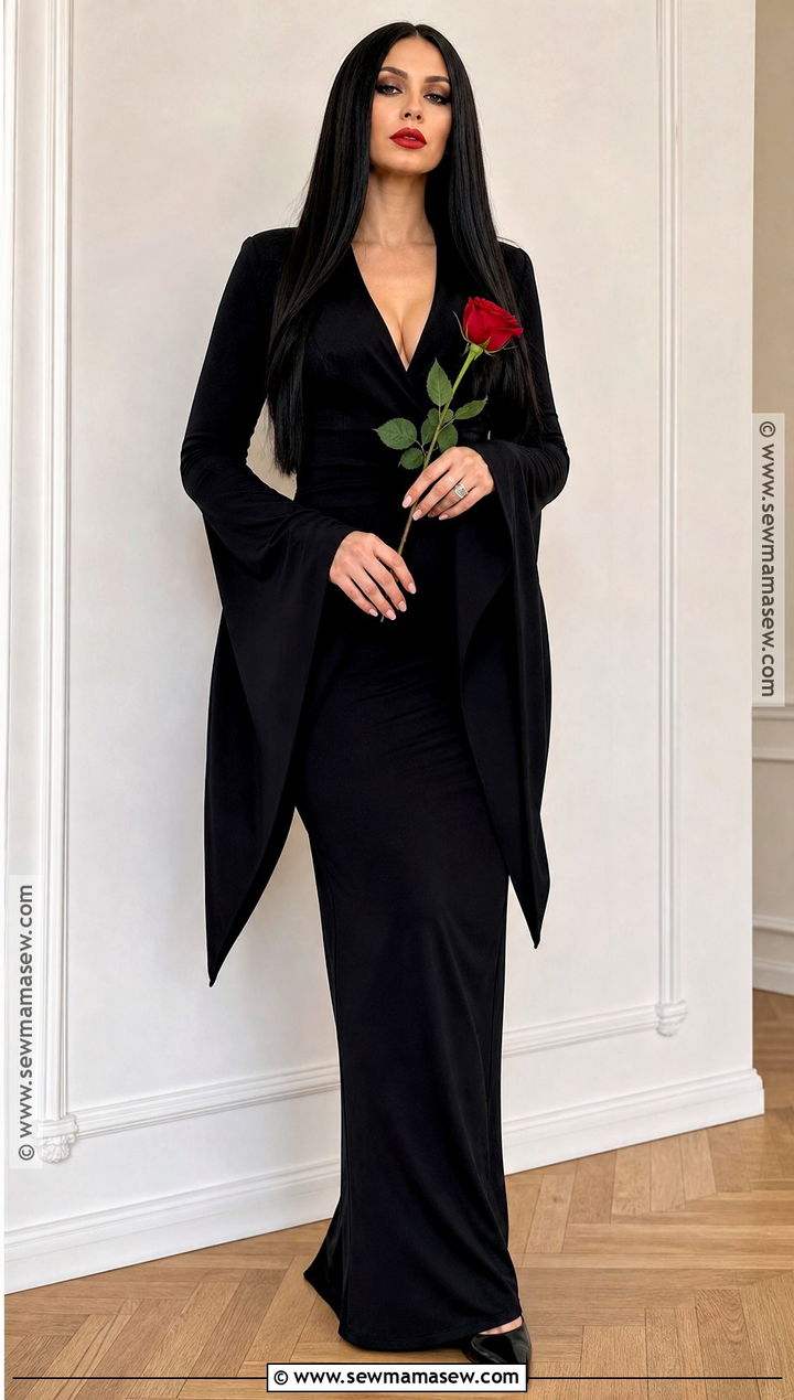 Morticia Addams Halloween Costume - 30 halloween costumes dark hair