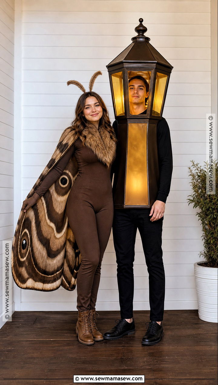 Moth And Porch Lamp Couple Costume - 30 unique couple costumes