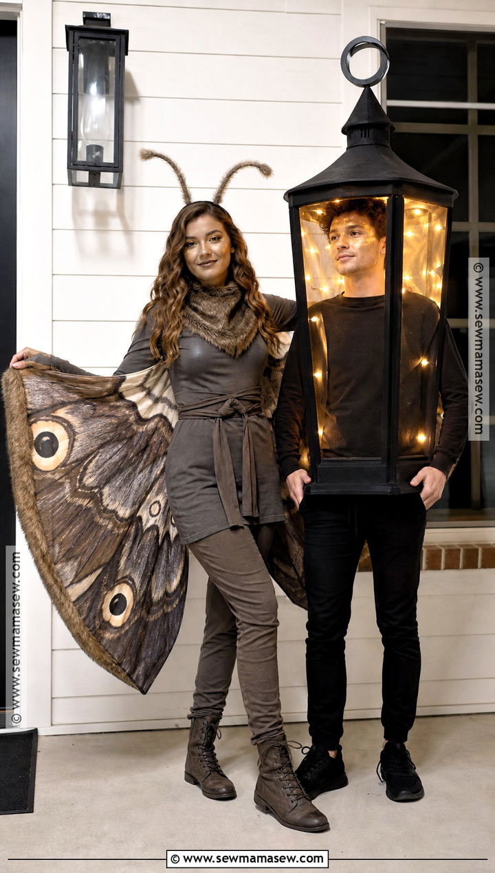 Moth And Porch Light Couple Costume - 30 Unique Couples Halloween Costume Ideas Funny