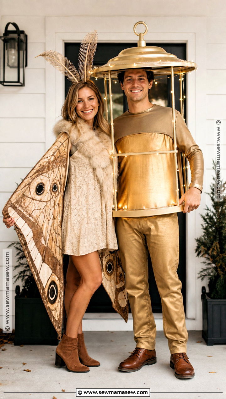 Moth And Porch Light Duo Costume - 40 duo halloween costumes unique