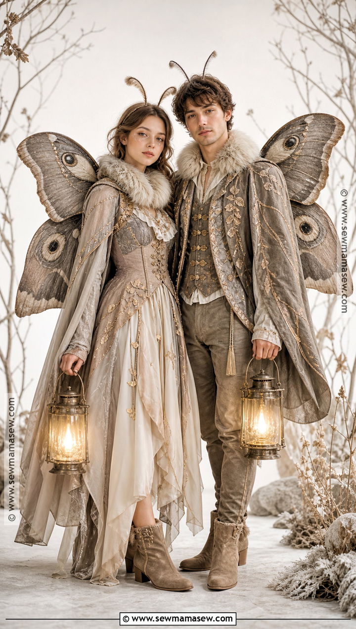 Moth Fairy Couple Costume - 30 fairy couple costume ideas